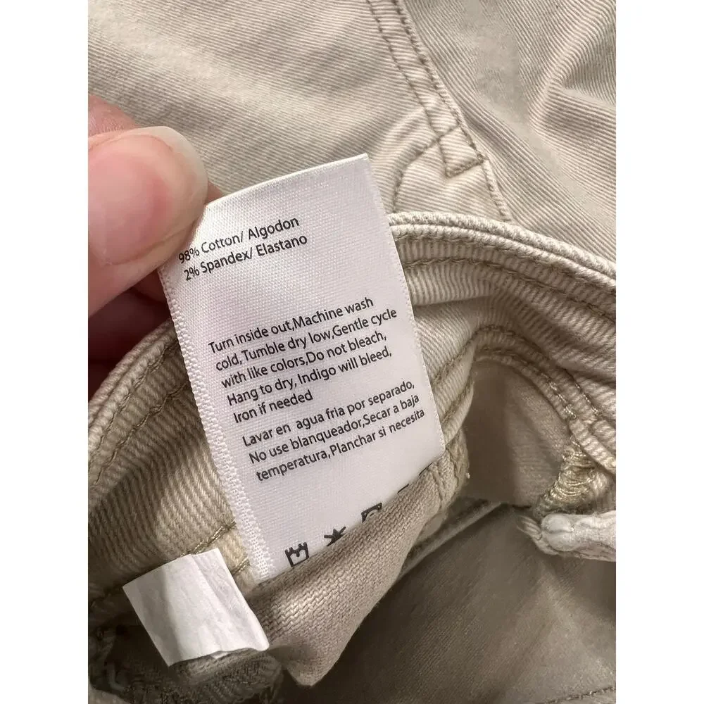 Risen Khaki Cargo Shorts Women’s Size Small NWT High Rise Utility Tan